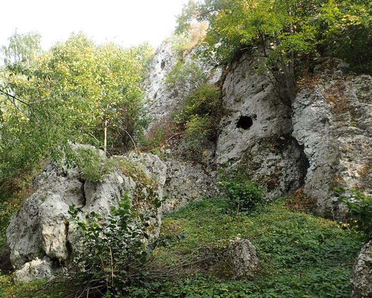 Skałka Pośrednica w Smoleniu