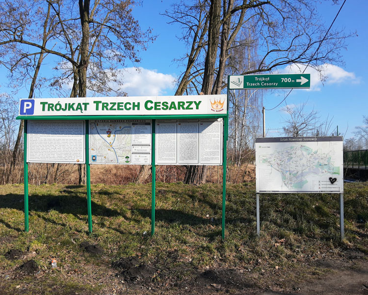 Parking Trójkąt Trzech Cesarzy